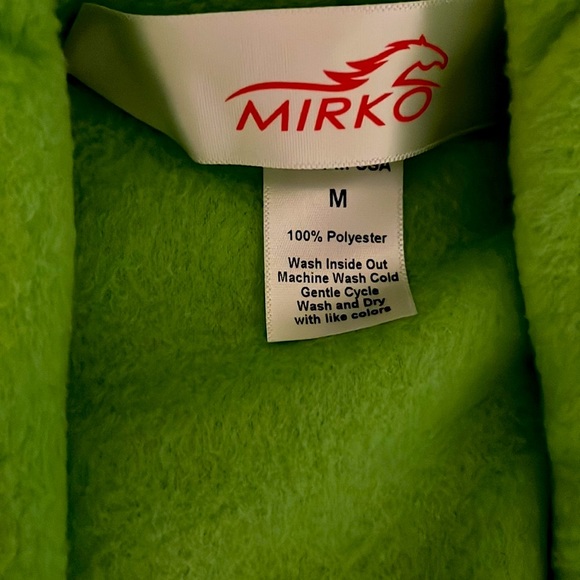 Brand New Mirko Bright Green Fleece Children’s Robe - Picture 8 of 8